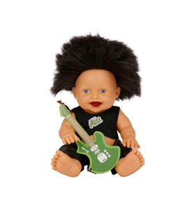 Punk Nil Bebek 23 cm 23495 Siyah İki Kulak Saçlı (Karışık)
