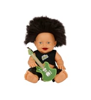 Punk Nil Bebek 23 cm 23495 Siyah İki Kulak Saçlı (Karışık)