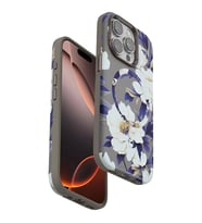 Onegif Apple İphone 15 Pro Max Flower Series Magsafe Kapak - Gri
