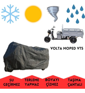 Volta Moped VT5 Kasalı Motor Brandası Su Geçirmez