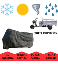 Volta Moped VT5 Kasalı Motor Brandası Su Geçirmez