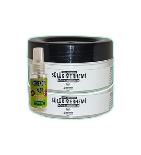 Sülük Merhemi Ağrı Giderici Krem 2 Adet 50 ml Eklem Kas Fıtık Vücut Ağrıları Kesici + 30 ml Çörek Otu Ağrı Dindirici Yağ