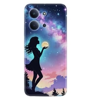 Xiaomi Redmi 15C Kılıf Boutique Baskılı Resimli Woman in Moon Pcode -005