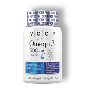 Voop Omega 3 Balık Yağı 500 mg 60 Kapsül