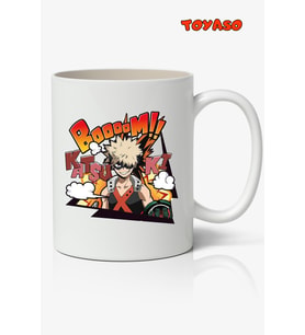 Katsuki Bakugo My Hero Academia Anime Temalı Beyaz Kupa Bardak Arkadaşa Sevgiliye Hediye