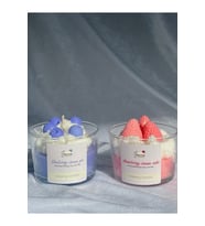 Best Friends Çilek-yaban Mersini Vanilya Kokulu Hediyelik Ikili Aromaterapi Mum