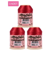 3 Adet Altınbaşak Oya ve Dantel İpi 20 gr - Royaleks - No: 211