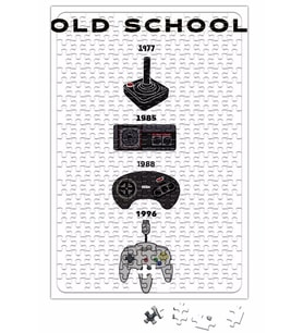 Old School Gamer Puzzle 240 Parça Yapboz