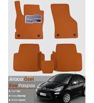 CİTROEN C3 (2002-2009) Uyumlu EVA Paspas Tam Set–Araca Özel,Su Geçirmez,Hızlı ve Kolay Montaj