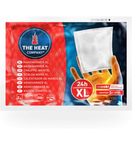 HEAT COMPANY El Isıtıcısı XL — 10'lu Paket - Ekstra Sıcak — Büyük Cep Isıtıcı — Isı Pedi — 24 Saat Sıcak Eller - Havayla Çalıştırılmış — Tamamen Doğal