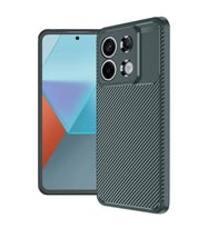 Note 13 4G Kılıf Auto Fus Karbon Kapak - Koyu Yeşil