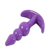 ETSMagaza Ribbled  Plug Silicone Jelly Butt Plug