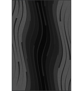 Eliana Home Baskılı, Yıkanabilir Kaymaz Taban Salon Halısı LNA0087-SD914 100x150 cm (Siyah)