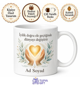 Hayırseverlik Danışmanı Bağış Yönlendiricisi Kahve Kupası Hediye Bardak
