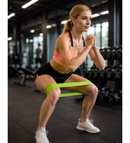 Pilates ve Fitness Direnç Bandı Egzersiz İçin Esnek Güçlendirme Lastiği