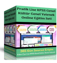 KPSS Lise Online Görüntülü Eğitim Seti