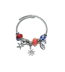 JTAW24ÇEB1447 JANTİ ÇELİK BİLEKLİK - PANDOORANIN CHARMLARI SILVER RENK KARARMAZ