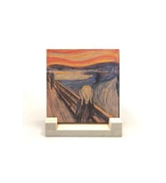 Çığlık (Edvard Munch, 1893) Baskılı Taş Masaüstlük 10X10