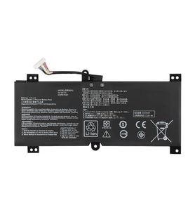 Asus C41N1731 ile Uyumlu Notebook Bataryası Pili - Ver.1 (Siyah)