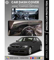 Bmw E90 (2006-2010) Torpido Örtüsü Ön Göğüs Koruma Torpido Koruma Araca Özel Kaymaz Kolay Montaj