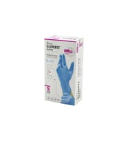 REFLEX SLİMFİT GLOVE KOD-027 S MAVİ PUDRASIZ MUAYENE ELDİVEN 100LÜ (5343)