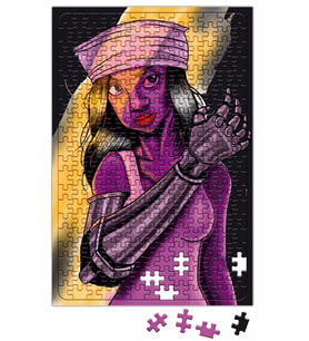 Garota Strempunk Puzzle 240 Parça Yapboz