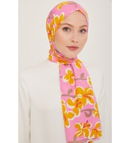 Armine Trend Defne Şal 6348 - 18 Pembe Sarı