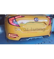 Honda Civic FC5 Arka Difüzör Tampon Plastik Orjinal Amg Model 2016-2021