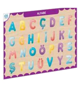 Ahşap Alfabe Eğitici Set