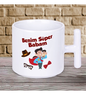 Babalık Bir Süper Güçtür! Babalar Gününe Özel Hediyelik T Kupa