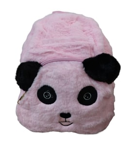 Pembe Panda Peluş Sırt Çantası