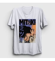Presmono Unisex Beyaz Poster Müzik Mitski T-Shirt 544683tt
