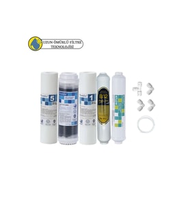 Purefer Açık kasa çift sedimentli Sertifikalı 5li mebransız  B12 alkalili