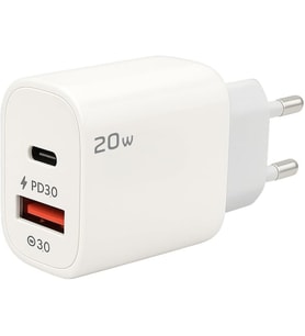 20W USB A + Type C Girişli Şarj Adaptörü