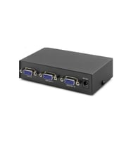 TAPLİN Vga Splitter Switch 2 Port 200mhz Çoklu Ekran Çoklayıcı (Siyah)
