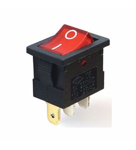 Mini Işıklı Anahtar 3P