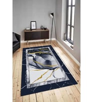 Dijital Baskılı Yıkanabilir Kaymaz Modern Renkli Salon Halısı Mutfak Halısı Yolluk ND-HY-1086 (Çok Renkli)