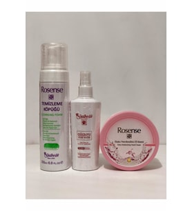 Doğal Gülsuyu 125 ml Köpük ve Ekstra Nemlendirici Krem