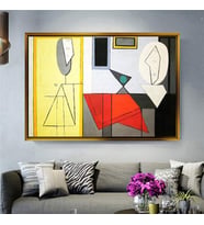 Altın Çerçeveli dekoratif tablo a29 (Gold)