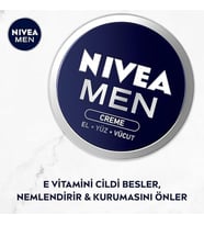 Men Erkek Nemlendirici Bakım Kremi 30 Ml, El, Yüz Vücut Nemlendirici Krem, Hızlı Emilir, Yapışkan H