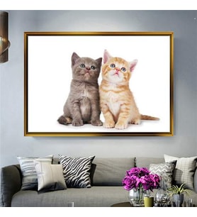 Altın Çerçeveli dekoratif tablo l495 (Gold)