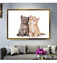 Altın Çerçeveli dekoratif tablo l495 (Gold)