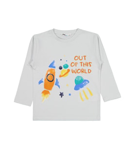 Civil Boys Out Of Thıs Baskılı 2-5 Yaş Sweatshirt - Gri