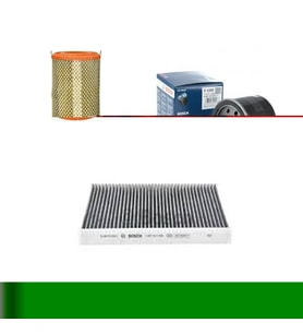 Filtre Bakım Seti Alfa Romeo 156 2.0 Benzinli Hava + Yağ F. + Polen Filtre Bosch