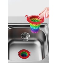 Lavabo Mesh Süzgeç Kapağı Lavabo Zemin Drenaj Sevimli Lavabo Filtresi Banyo Mutfak Süzgeci