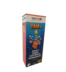 Smart UP DHA+ Omega3 Sitikolin Fosfatidilserin Vitamin B12 Sıvı 200 ml