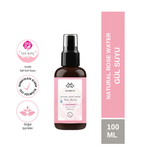 Saf Gul Suyu %100 Doğal, Yağı Alınmamış 100 ml Sprey