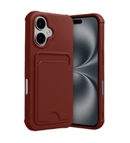 Apple İphone 17 Kelvin Kartvizitli Silikon - Bordo