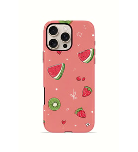 iPhone 16 Pro Max Vorian Çift Katmanlı MagSafe Kılıf Summer Fruit Crush
