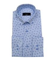 Erkek Slim Fit Puantiyeli Bgl-st00898 (Buz Mavisi)